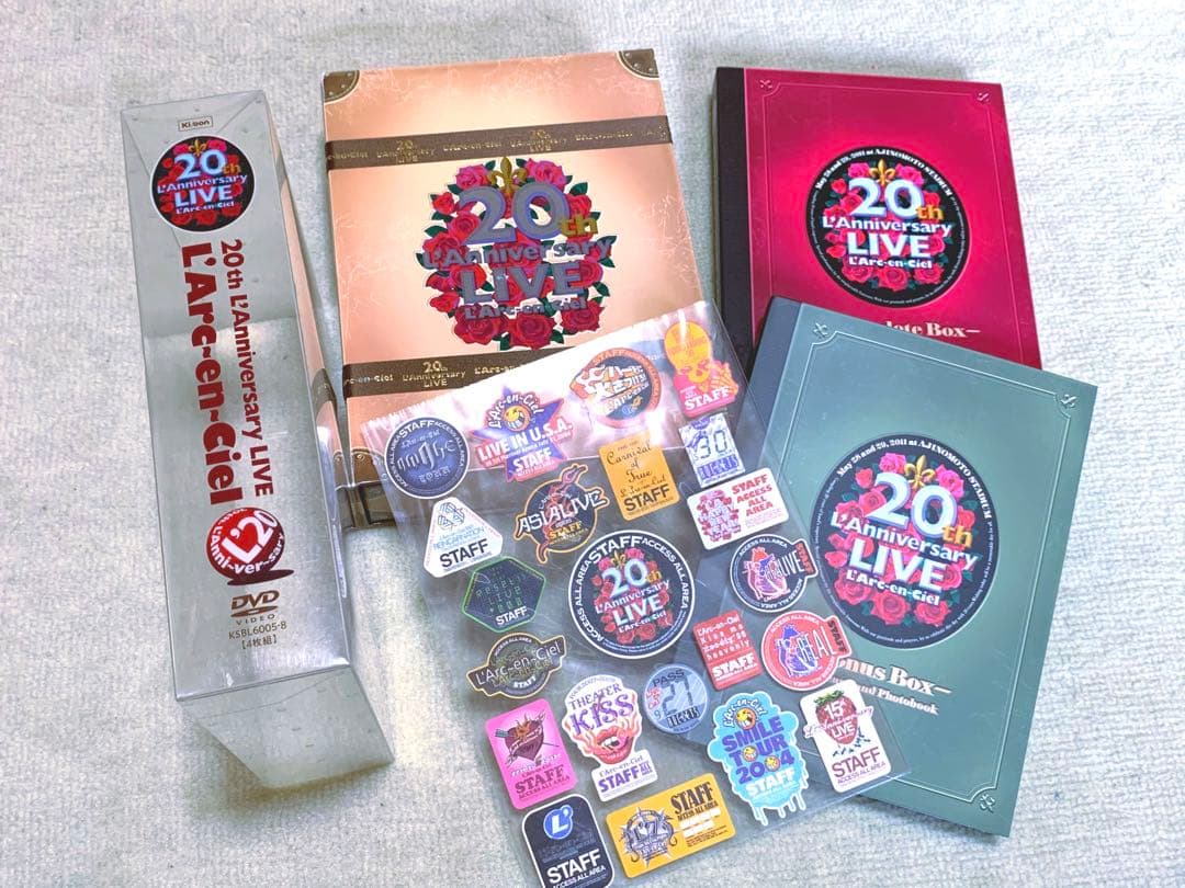 L'Arc〜en〜Ciel CD DVD 銀テープ　グッズ　ラルクアンシエル