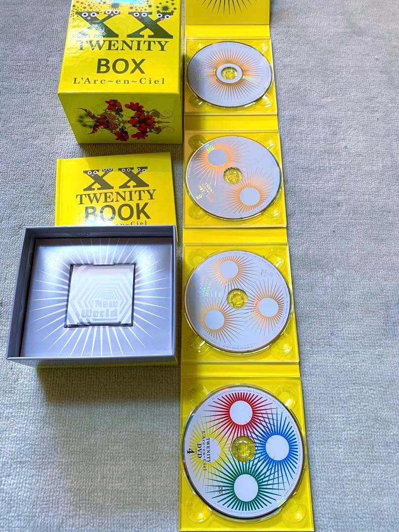 L'Arc〜en〜Ciel CD DVD 銀テープ　グッズ　ラルクアンシエル