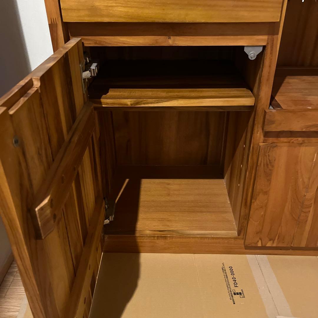 ウニコ　unico BREATH ブレス キッチンボード 食器棚　カップボード