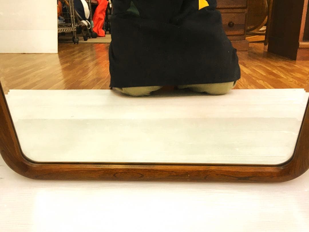 カリモク karimoku 壁掛け鏡 アンティーク