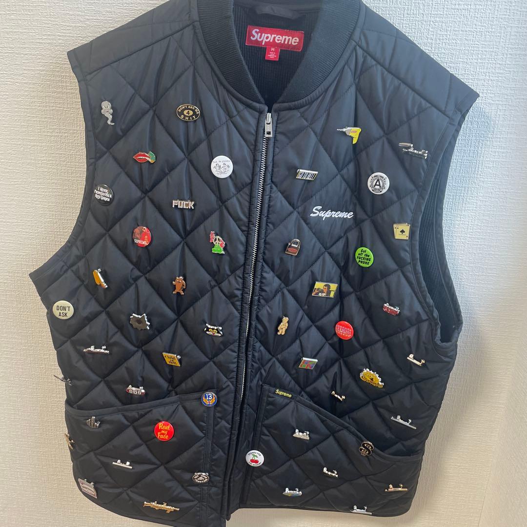 週末限定値下げSupreme ブラック ダウンベスト M