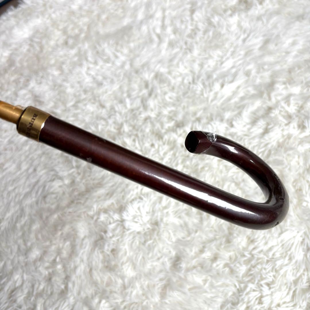 【美品】BURBERRY バーバリー　ノバチェック　ロゴ　晴雨兼用長傘