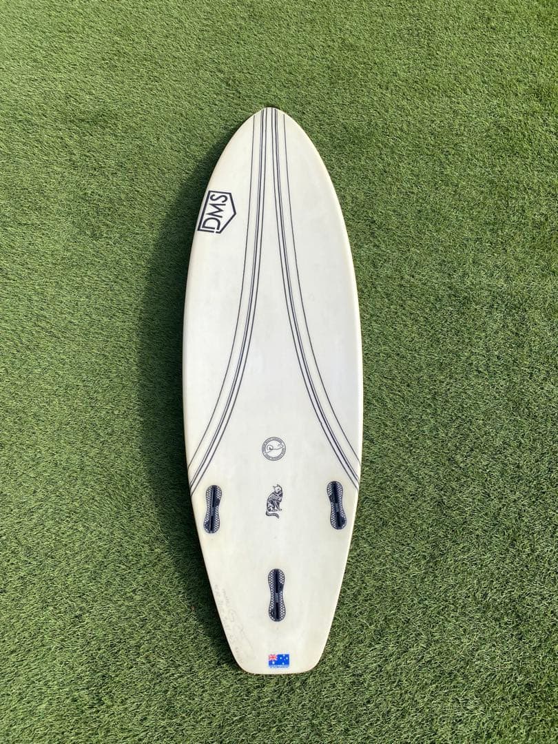 サーフィン・ボディボード DMS 5'9\" BLACK CAT CARBON WRAP DIAMOND