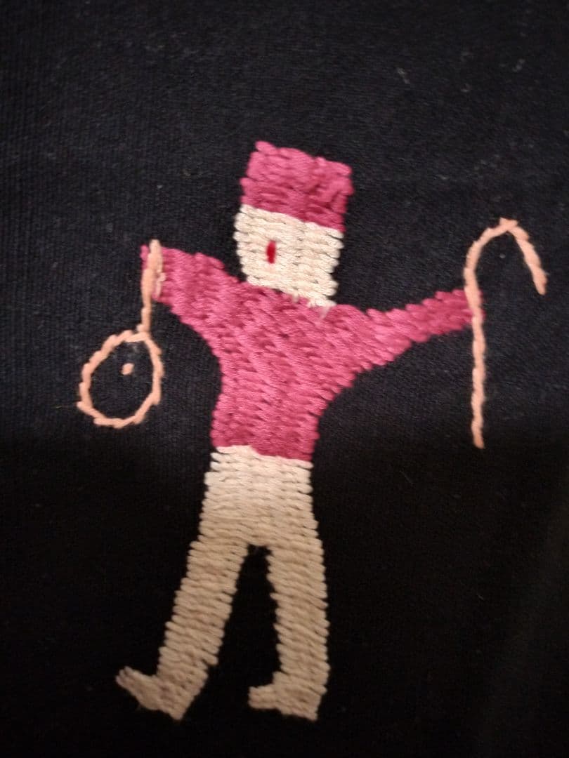 エスニック　パーカー　ナカ族パーカー　手刺繍　男女共用　新品　タイ製5