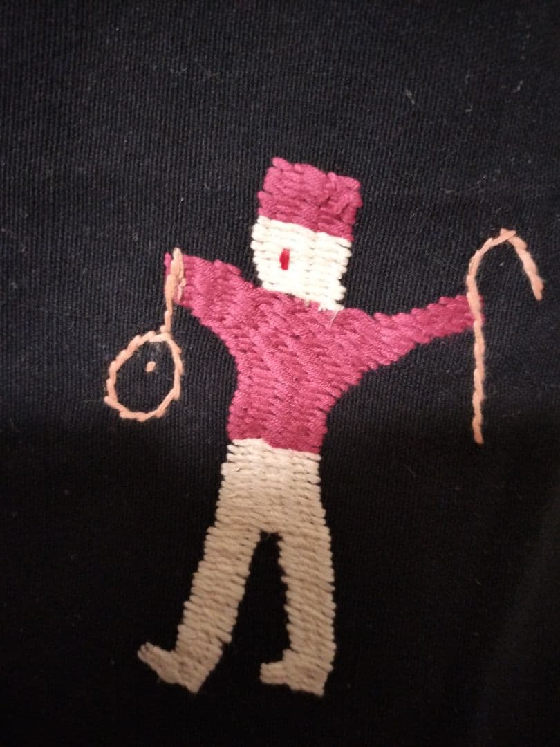 エスニック　パーカー　ナカ族パーカー　手刺繍　男女共用　新品　タイ製5