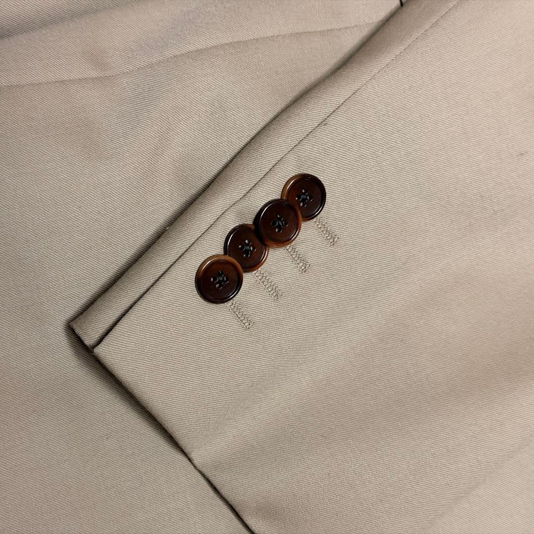 ミツミネ　ベージュ スーツ セットアップ　ゼニア生地　A6