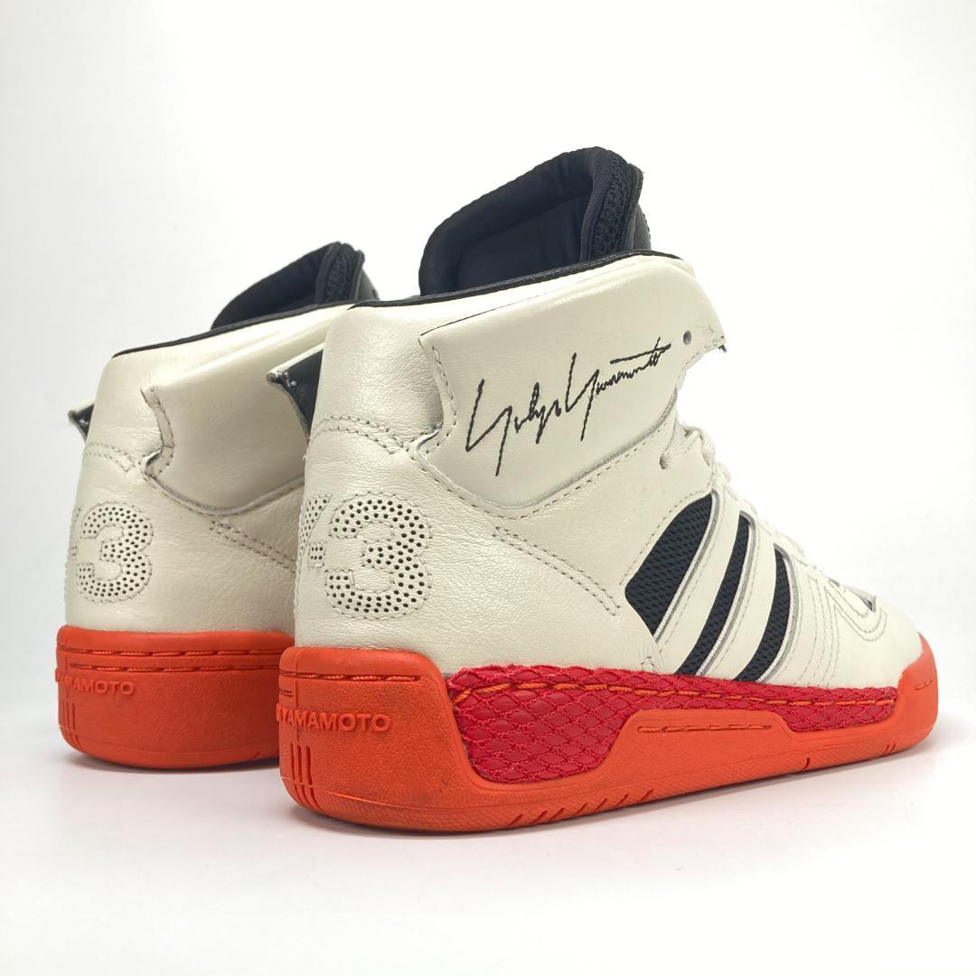 ワイスリー　HAYWORTH　レザーメッシュハイカットスニーカー　バスケット　白