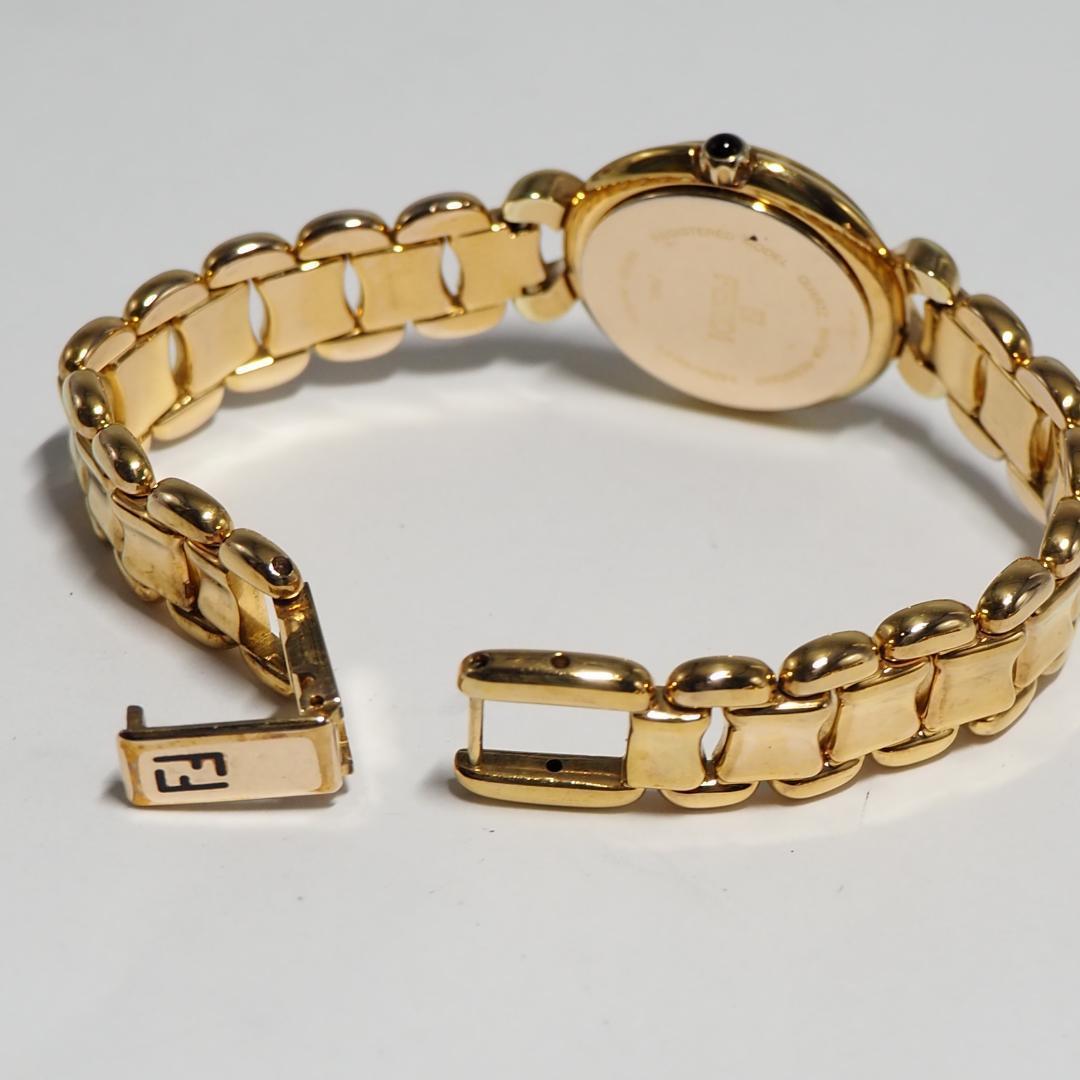 美品 フェンディ FENDI 700L ゴールド文字盤 腕時計 H156