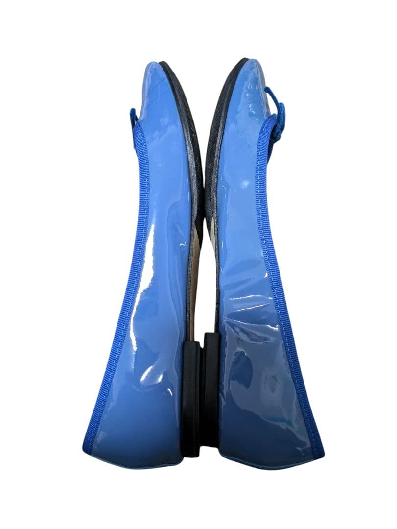 レペット エナメル　バレエシューズ/フラット/リボン 40　レア色