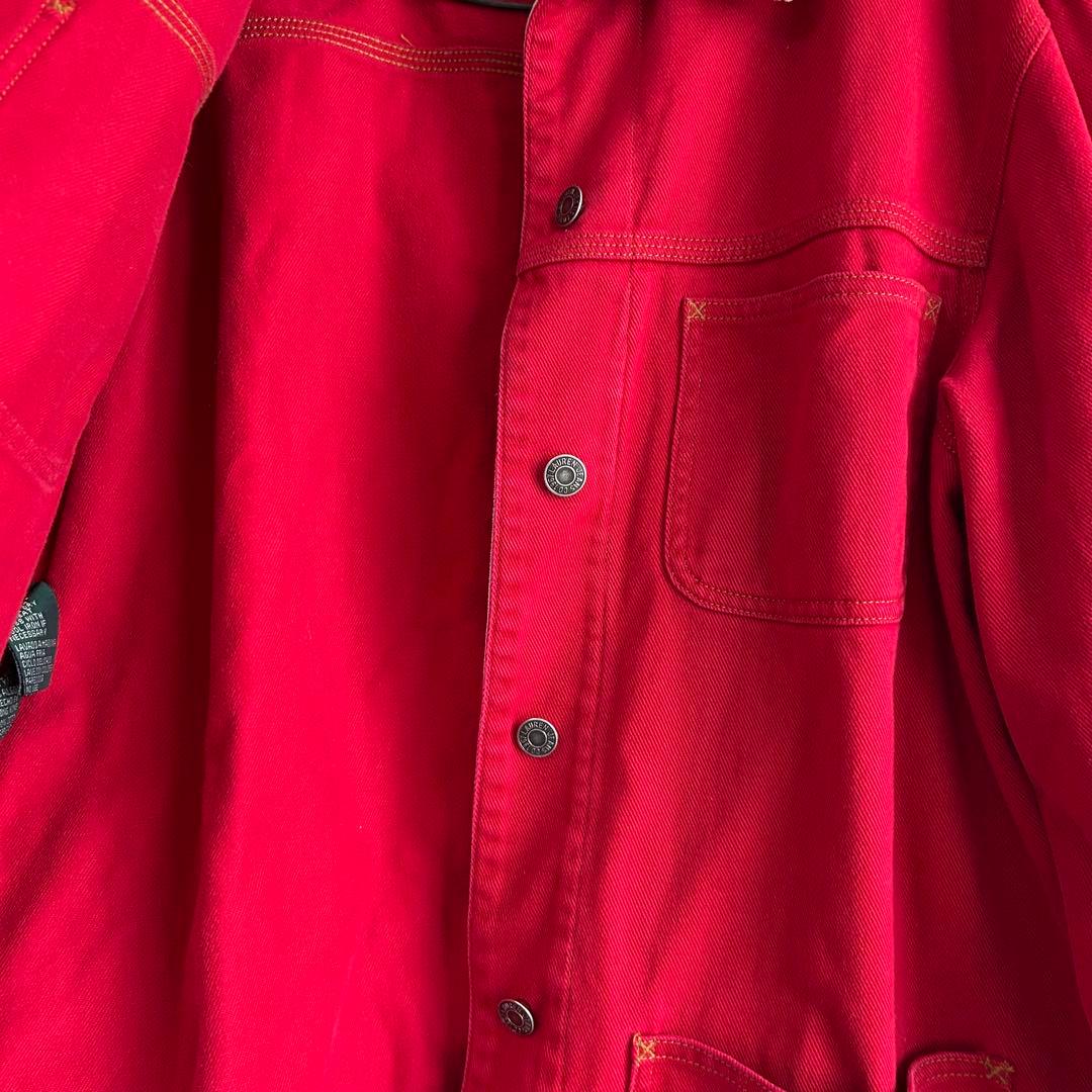 【美品】LAUREN JEANS Co. ラルフローレン　カバーオール　赤　M