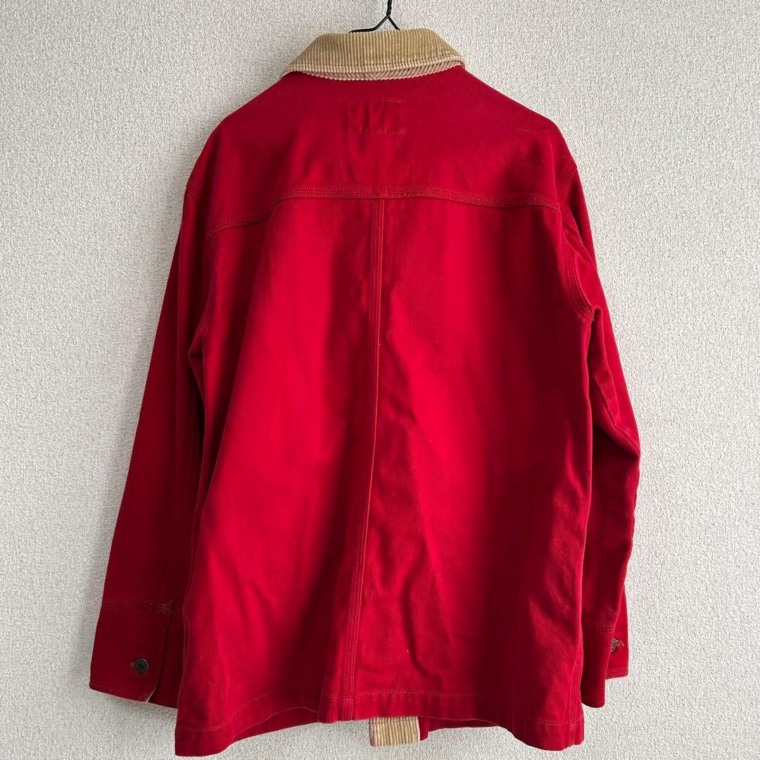 【美品】LAUREN JEANS Co. ラルフローレン　カバーオール　赤　M