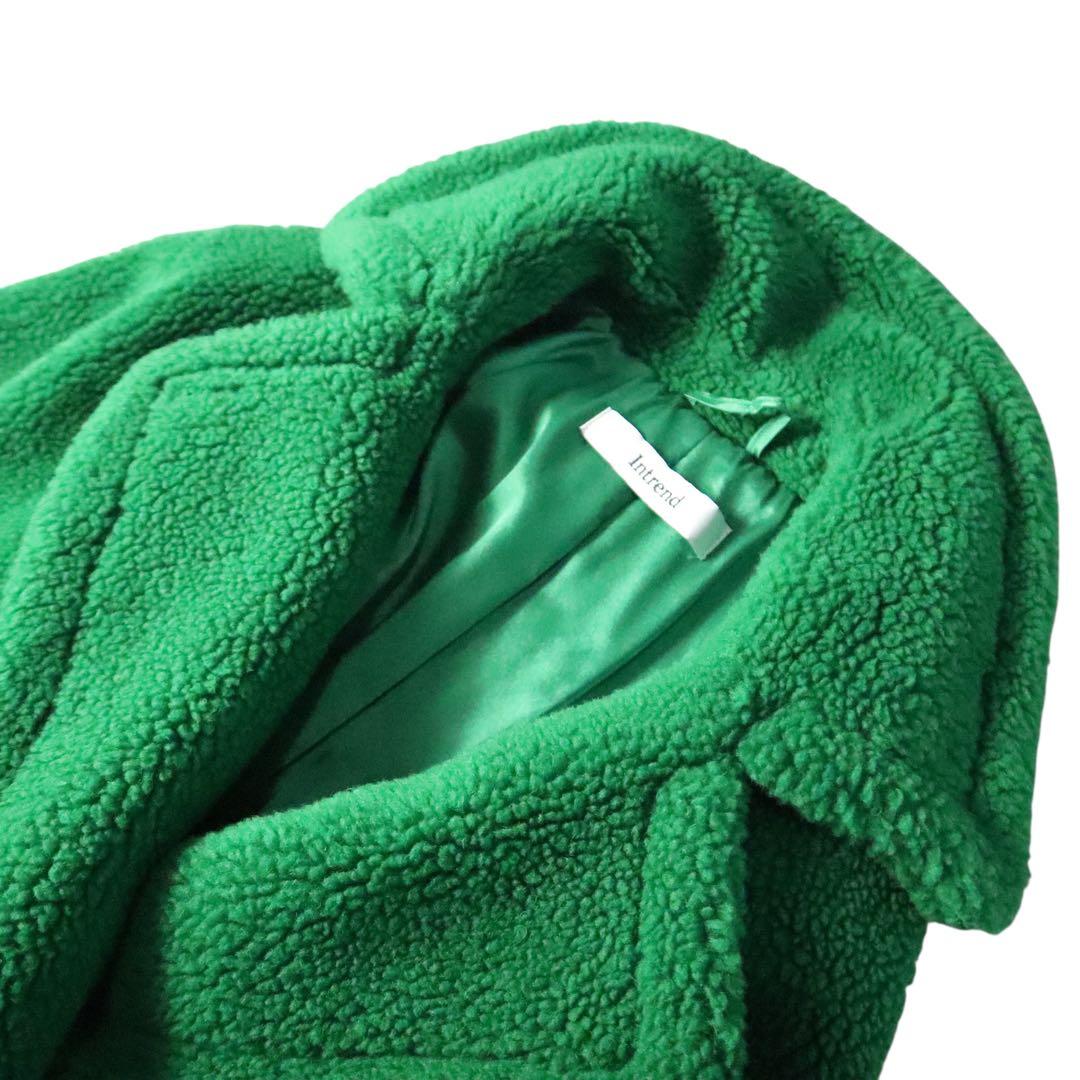 永遠の憧れ♪【最高級】MaxMara マレーラ　テディベアグリーンショートコート