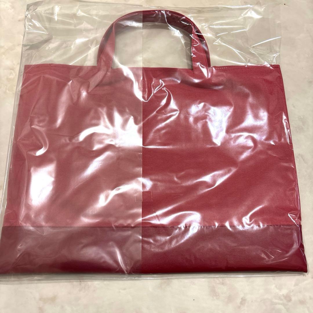 あ*ん様 【新品】ファミリア♡デニムバッグ　赤