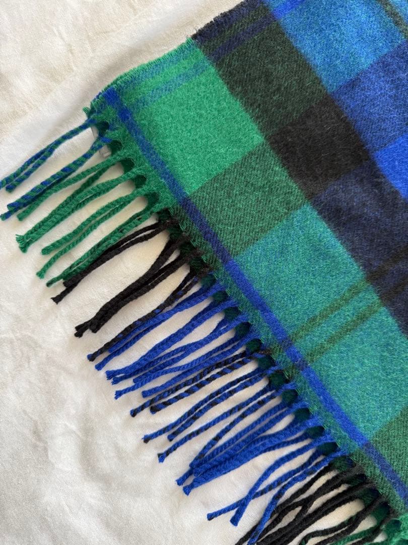 ジョンストンズ カシミヤ中判ストール　マフラー　べアード