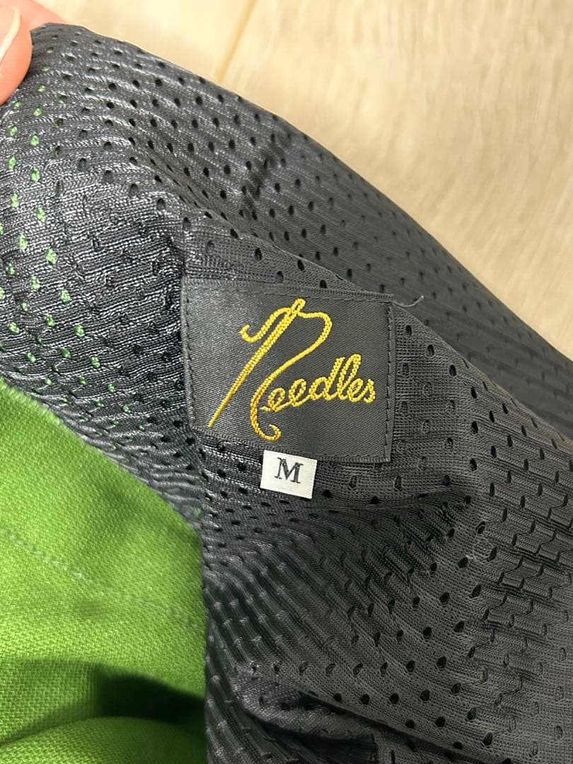 needles トラックパンツ　グリーン　ジョガー　ジップ