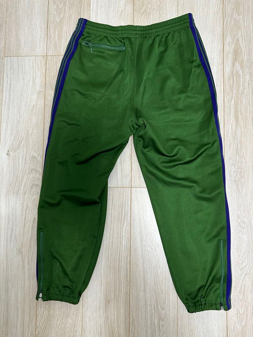 needles トラックパンツ　グリーン　ジョガー　ジップ