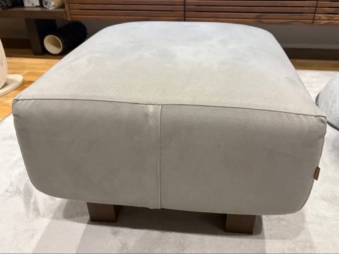 【値下げしました】NOYES オットマン スツール グレー