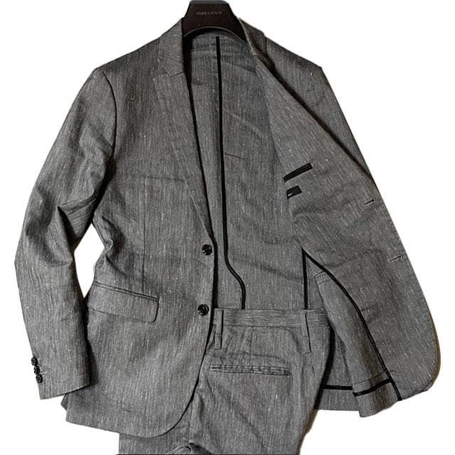 専用KNOTT トゥモローランド リネン セットアップスーツ Sz.1美品グレー