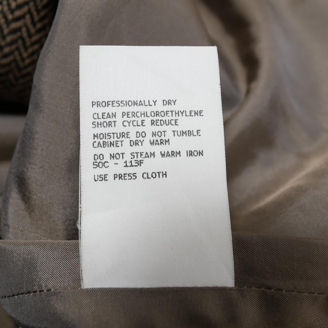 美品【ジョルジオアルマーニ】カシミヤ100% ダブルジャケット 50 黒タグ伊製