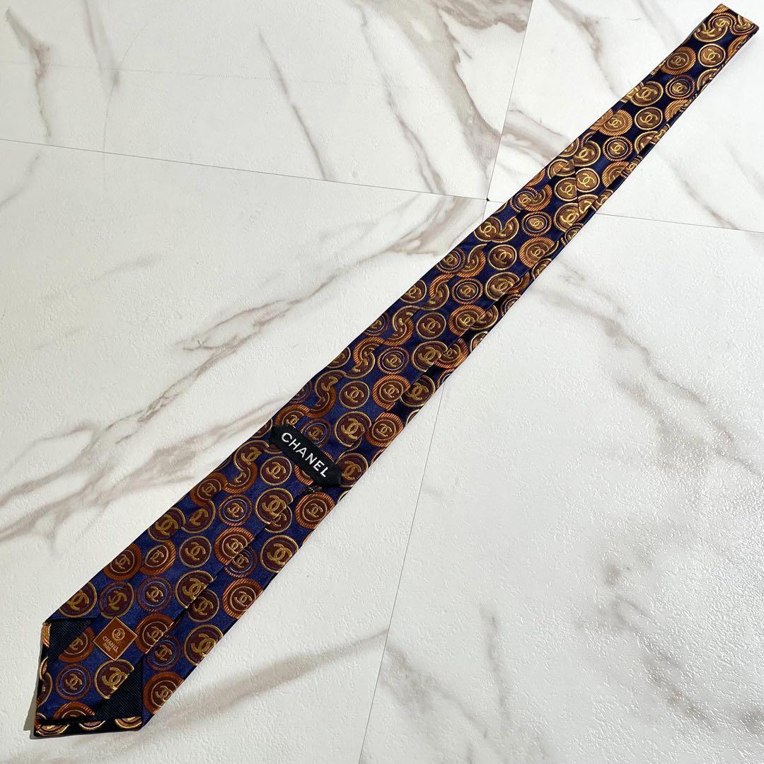 CHANEL シャネル ネクタイ ココマーク 冠婚葬祭 シルク メンズ