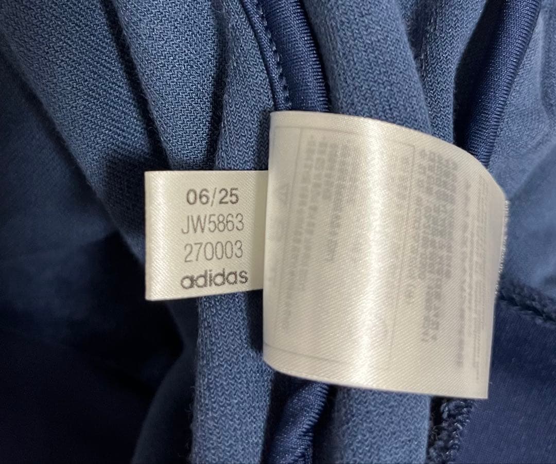 アディダス ベロア トラックジャケット L ネイビー