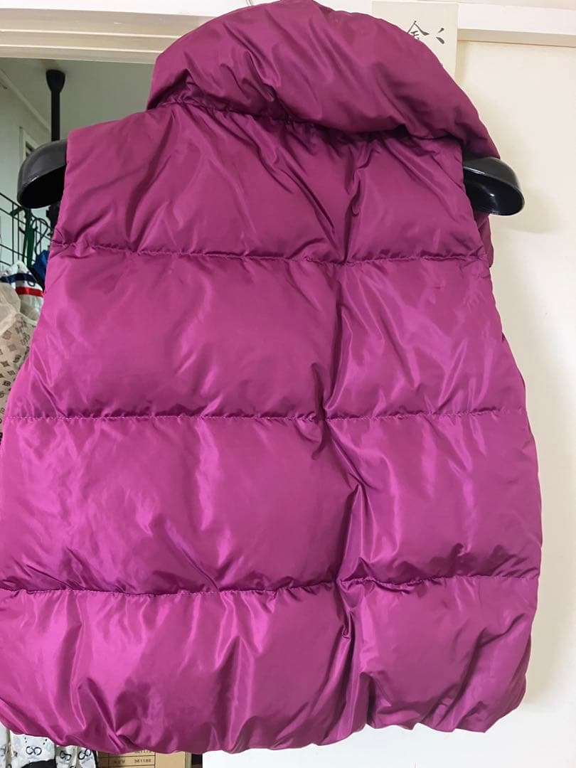 MONCLER パープル ダウンベスト