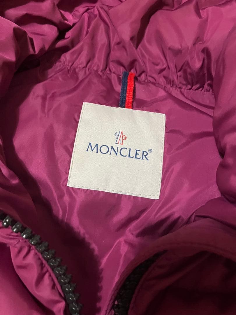 MONCLER パープル ダウンベスト