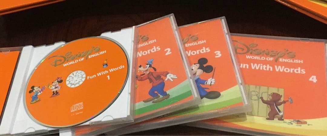 絵辞書にも♪DWE fun with words＆Fun and Games