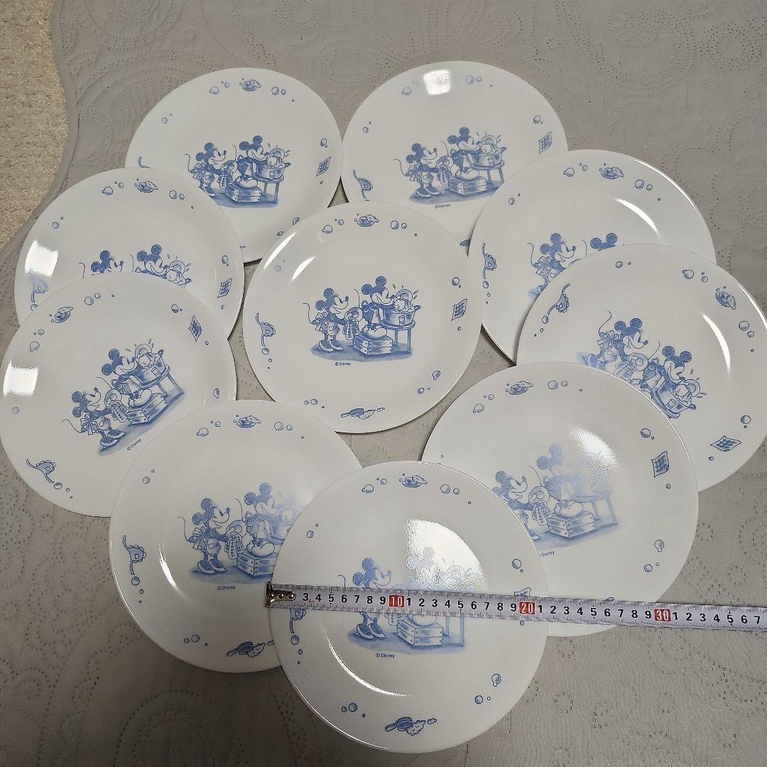 コレール ミッキー ミニー 皿 10枚セット