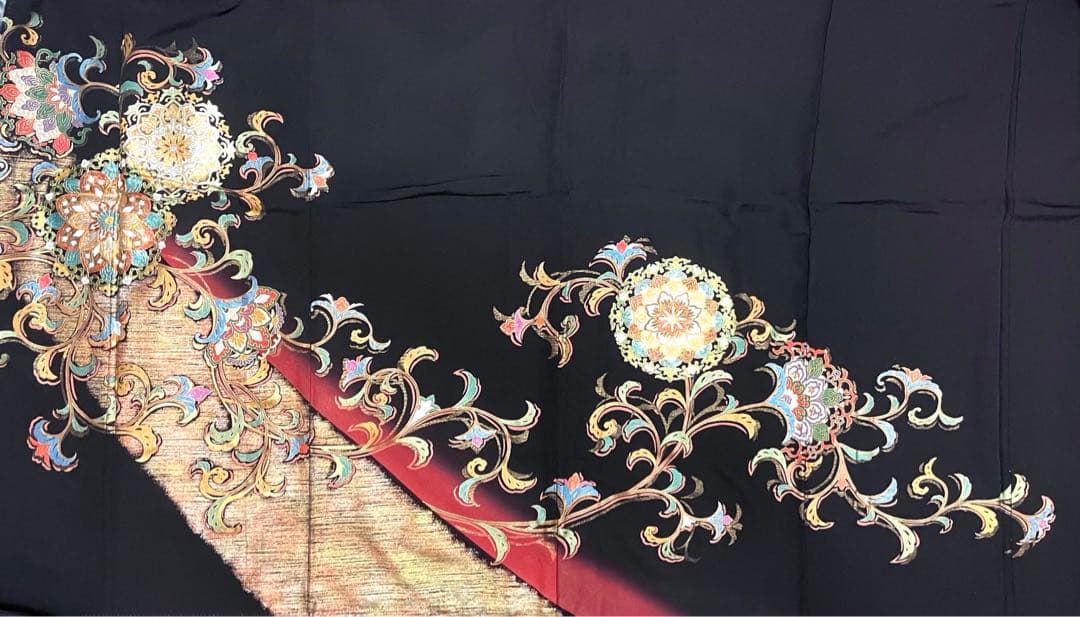 黒留袖 着物リメイク ハンドメイド 素材 まとめ売り☆