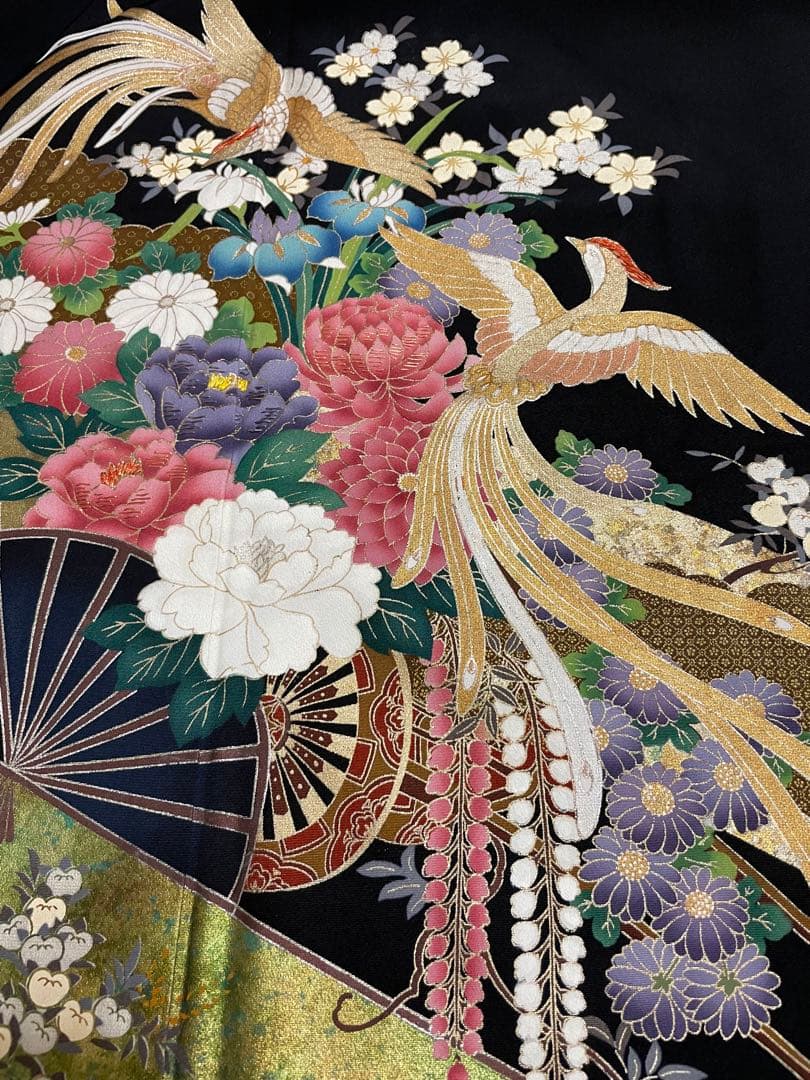 黒留袖 着物リメイク ハンドメイド 素材 まとめ売り☆