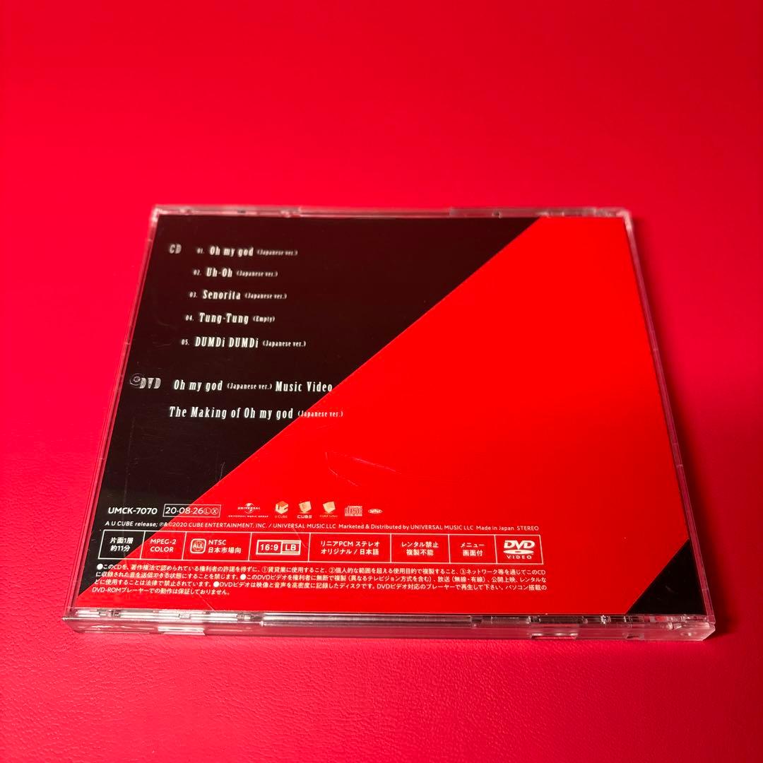 帯付き【初回A】(G) I-DLE Oh my god CD DVD