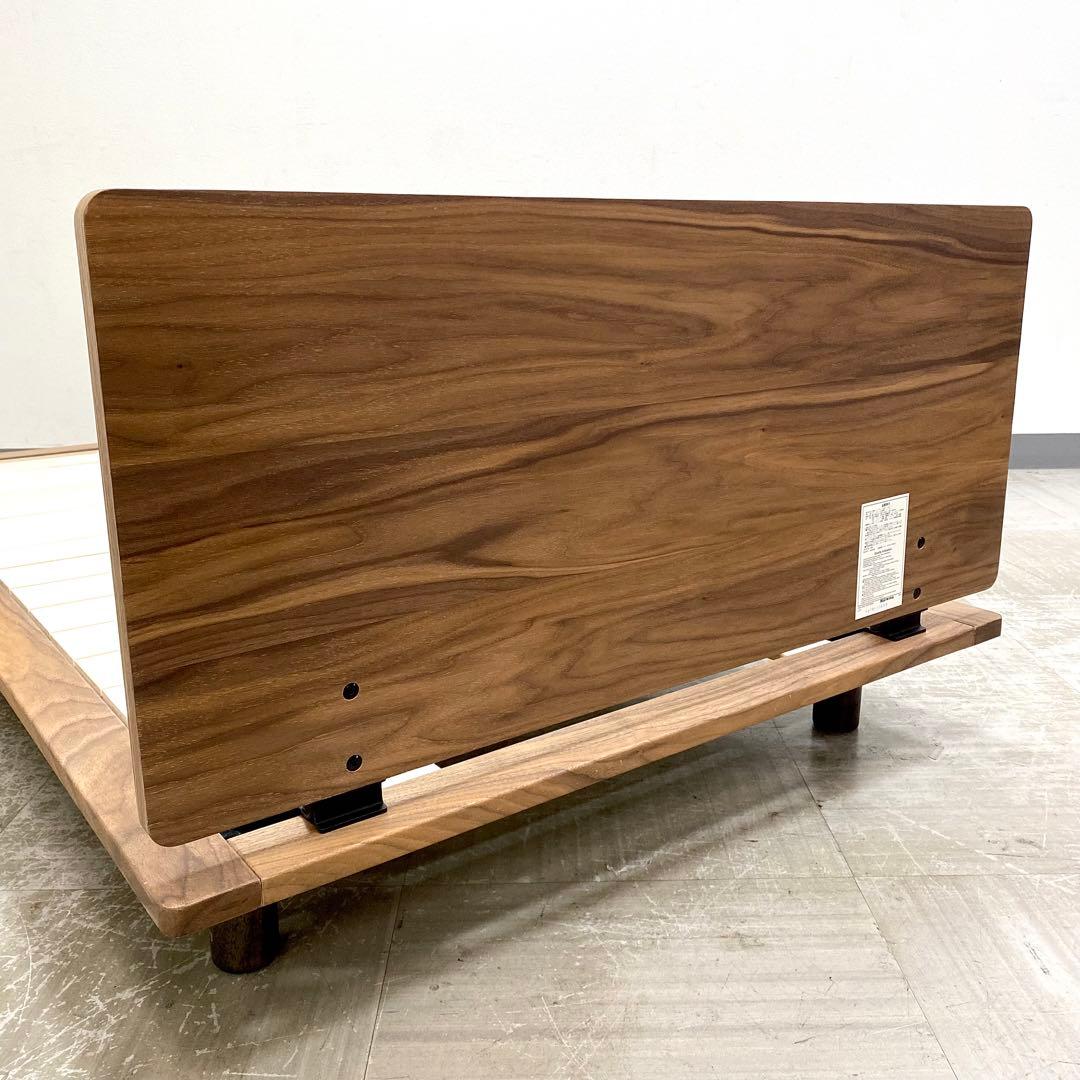 MUJI 無印良品 良品計画 ベッドフレーム シングルベッド ウォールナット