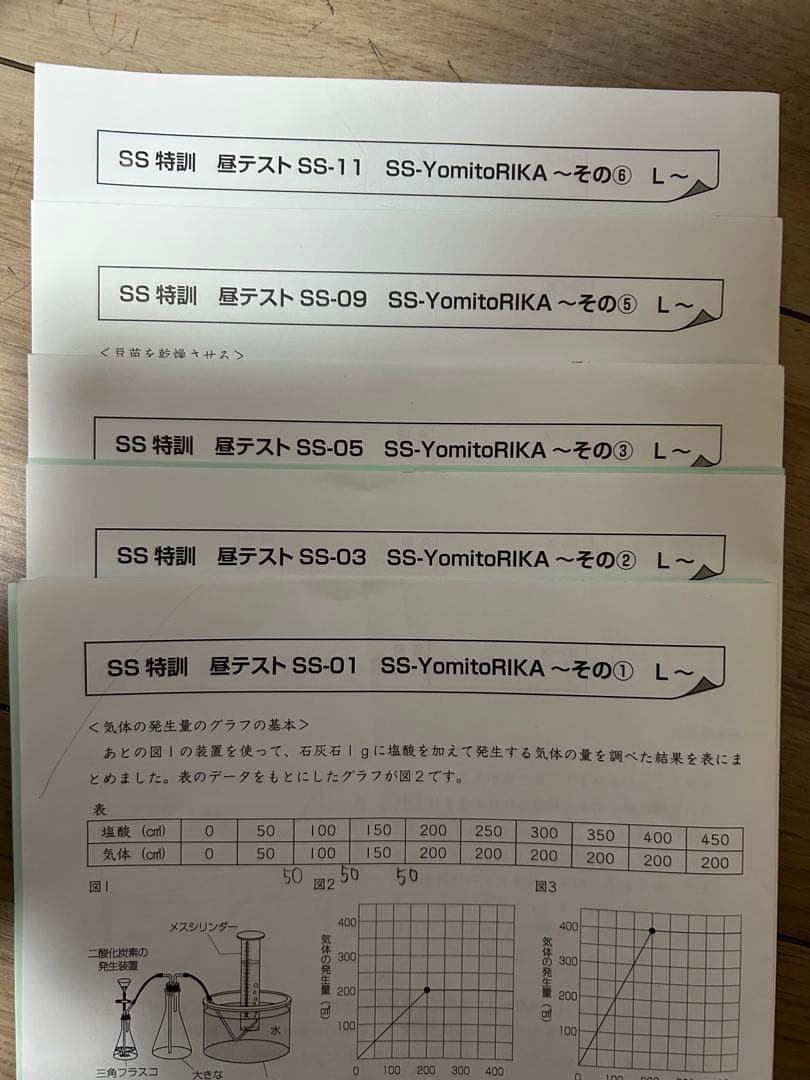 SAPIX　小6　理科 サンデーサピックス SS特訓 麻布コース　おまけ付き