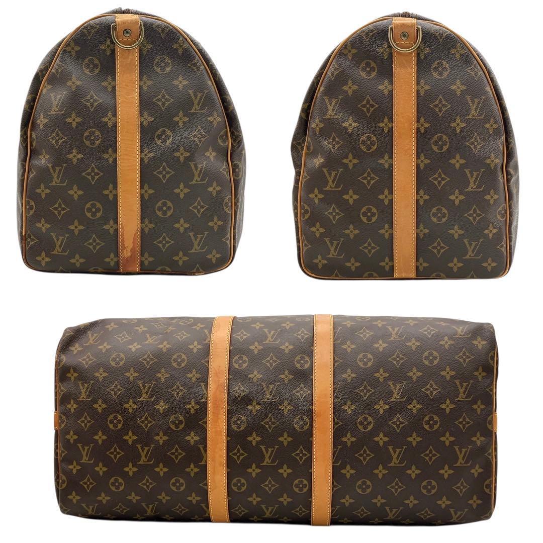 【LOUIS VUITTON】キーポルバンドリエール55 モノグラム　旅行鞄