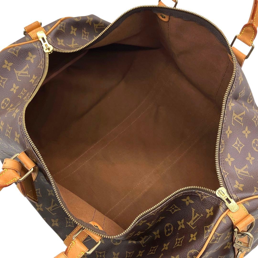 【LOUIS VUITTON】キーポルバンドリエール55 モノグラム　旅行鞄
