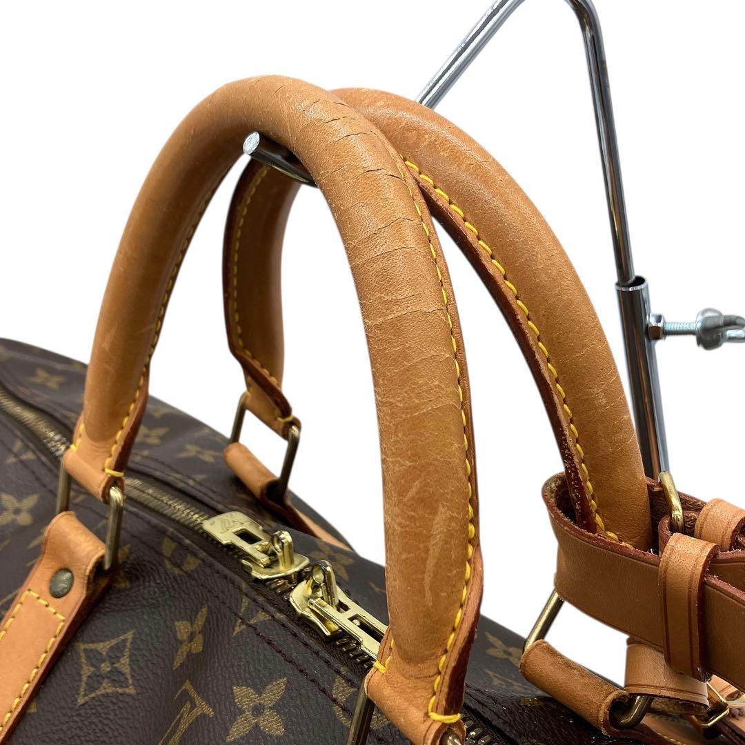 【LOUIS VUITTON】キーポルバンドリエール55 モノグラム　旅行鞄