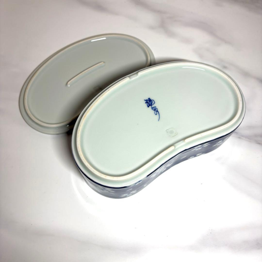 福泉窯　繭箱　繭型　蓋物　弁当箱