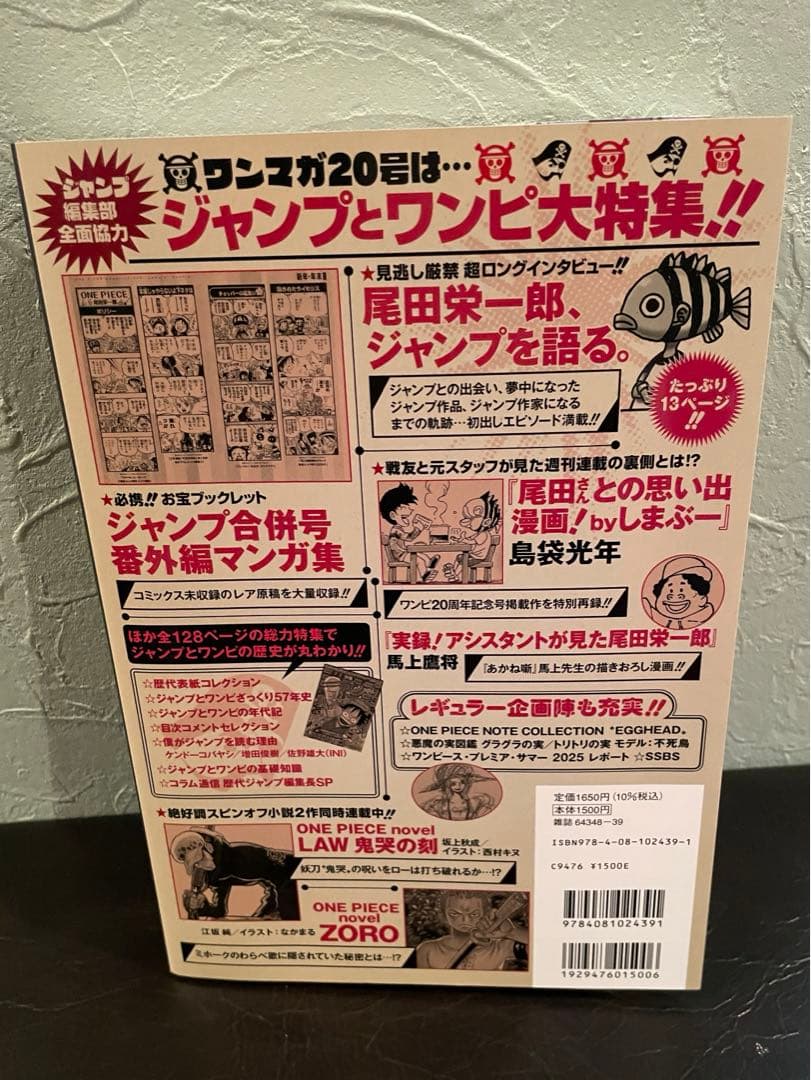 ワンピース　マガジン　20号 ルフィ プロモカード付　１冊