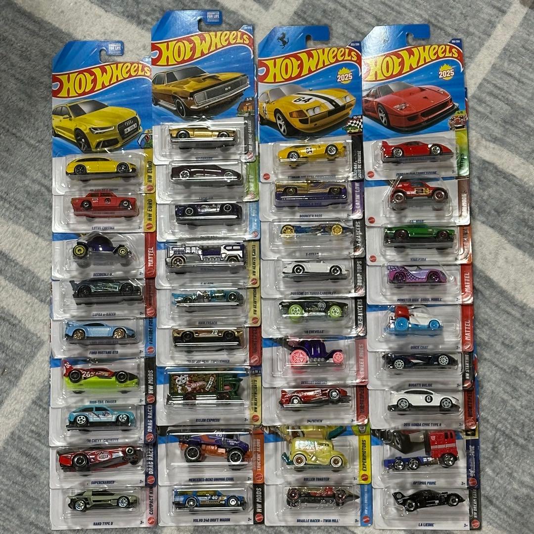 ホットウィール ベーシック 36台セット⑱ フェラーリ オプティマスプライム等