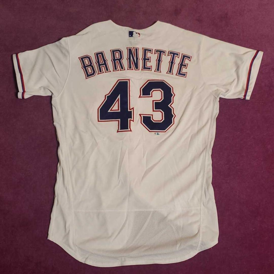 元ヤクルト レンジャーズ トニー・バーネット 球団支給 ユニフォーム ホーム