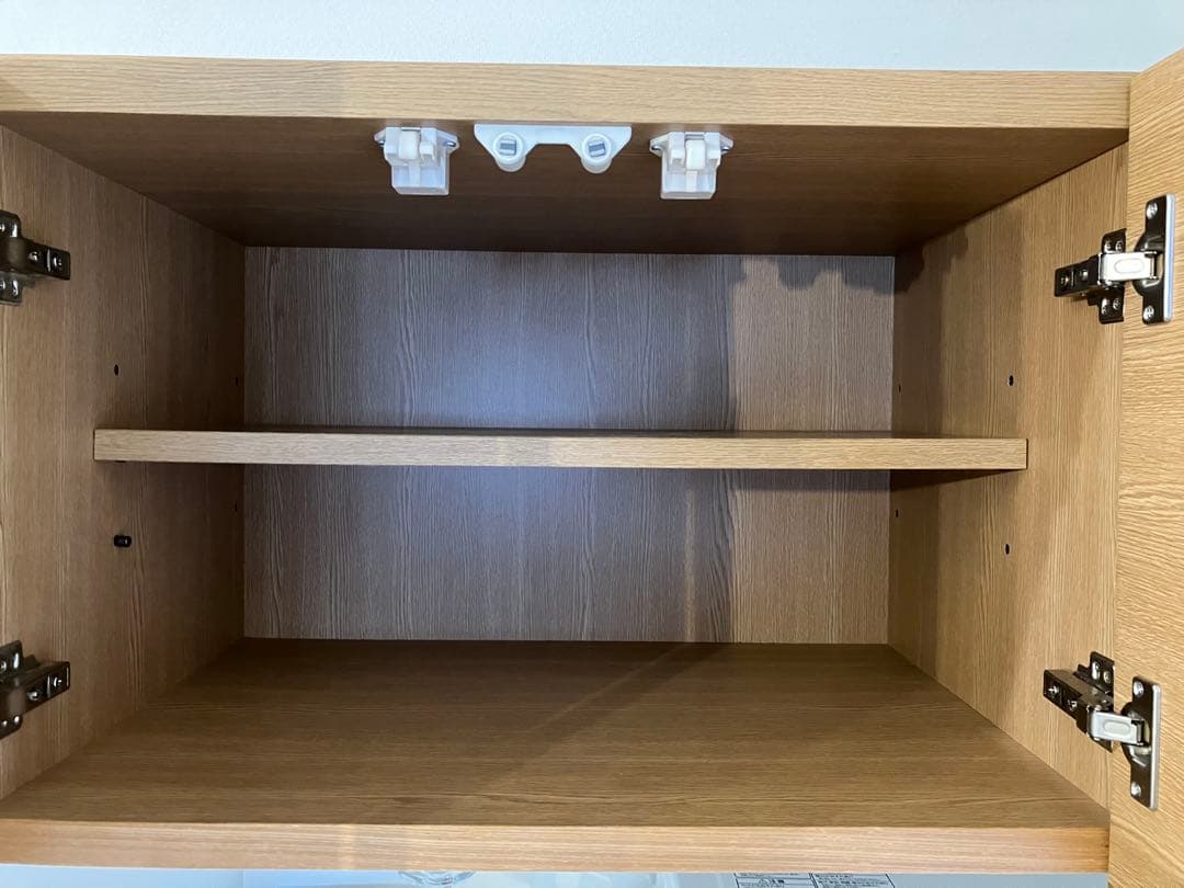 LOWYA 食器棚 上部収納付き