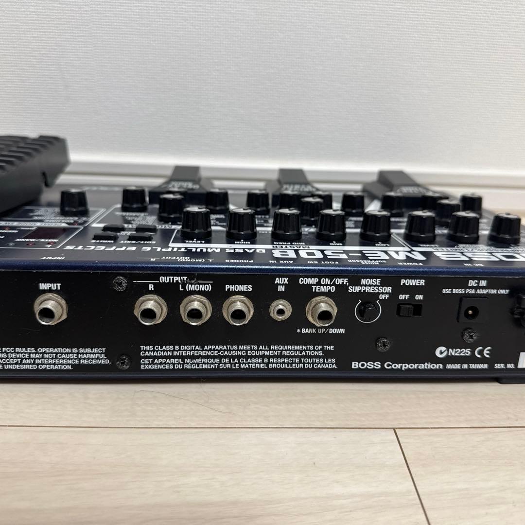 【送料込】BOSS ME-50B ベース用マルチエフェクター 純正アダプター付