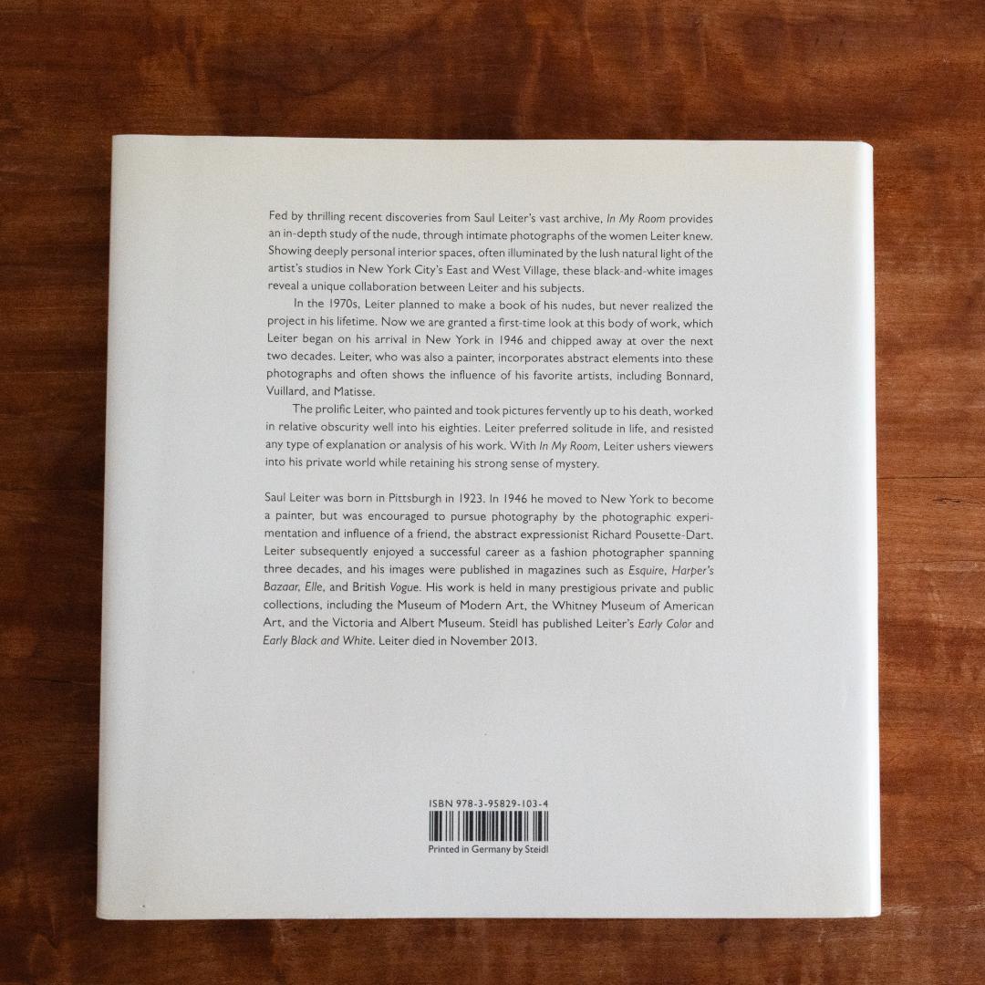 「In My Room」 SAUL LEITER 【初版】