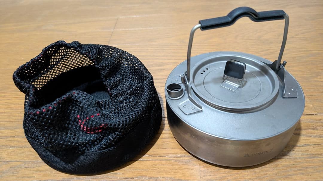 薪バサミ HIMORI-03 ASOBU火吹き POMOLYチタン製ケトルセット