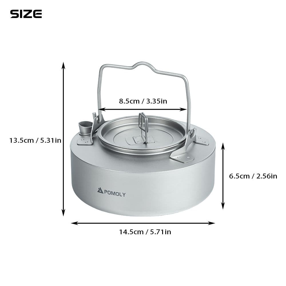 薪バサミ HIMORI-03 ASOBU火吹き POMOLYチタン製ケトルセット