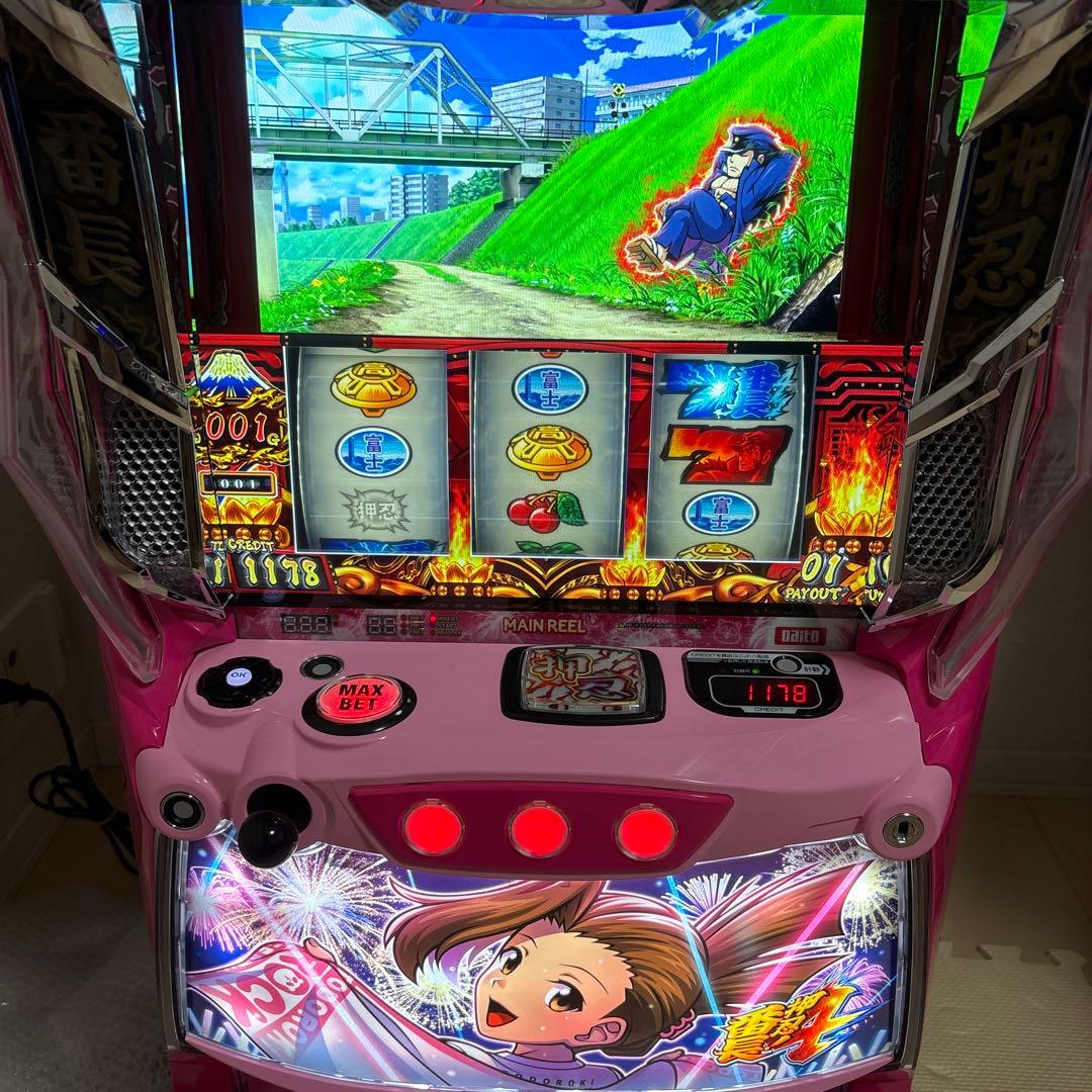 スマスロ実機 パチスロ Ｌ 押忍！番長４ 操パネル 簡易ユニット付⭕️送料無料⭕️