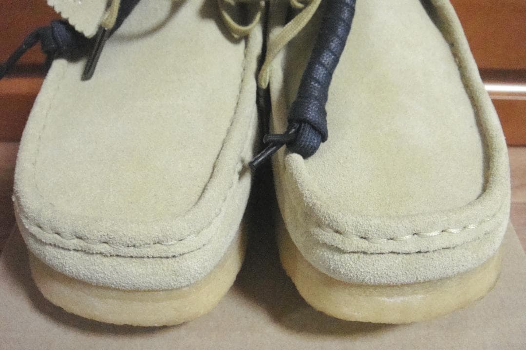 クラークス ワラビー メープルスエード UK8.5 42.5 26.5cm