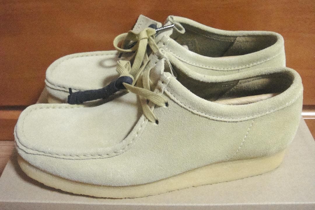 クラークス ワラビー メープルスエード UK8.5 42.5 26.5cm