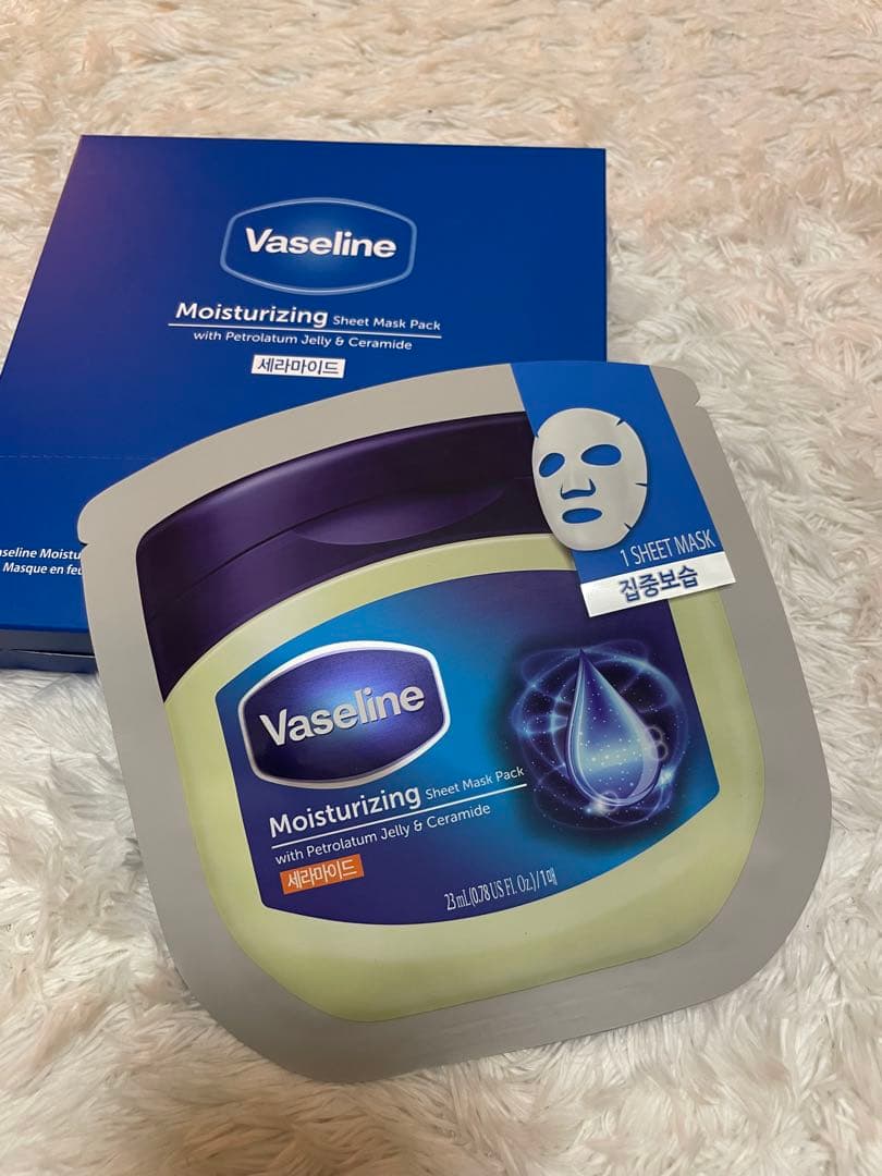 Vaseline Sheet Mask Pack基本のセット